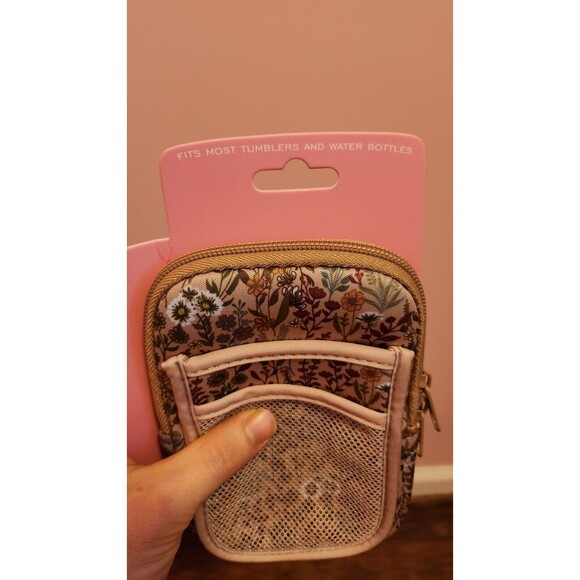 NWT Simply Southern Tumbler Water Floral Bottle Pouch Phone Holder Card Storage - Picture 4 of 6
